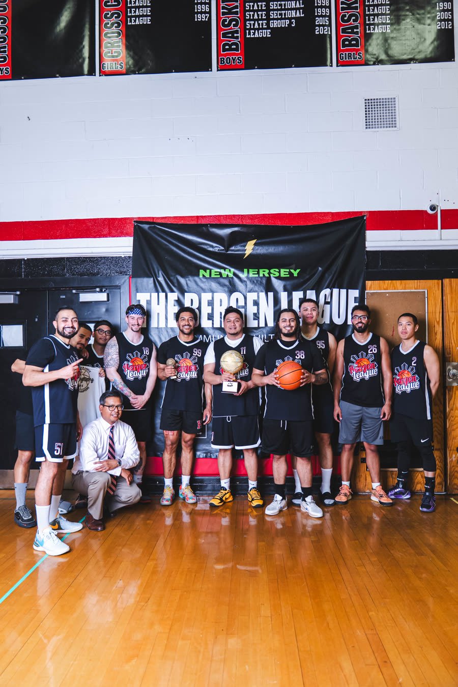 Championship team under the league banner