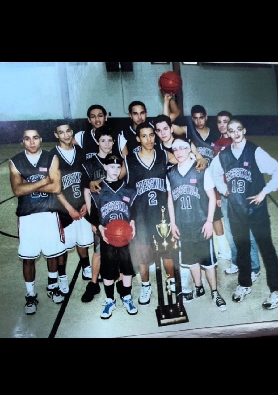 Team photo from the league's community roots